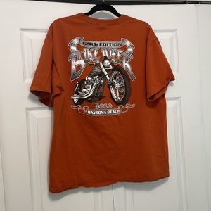 Vintage Harley Davidson bike week Daytona beach